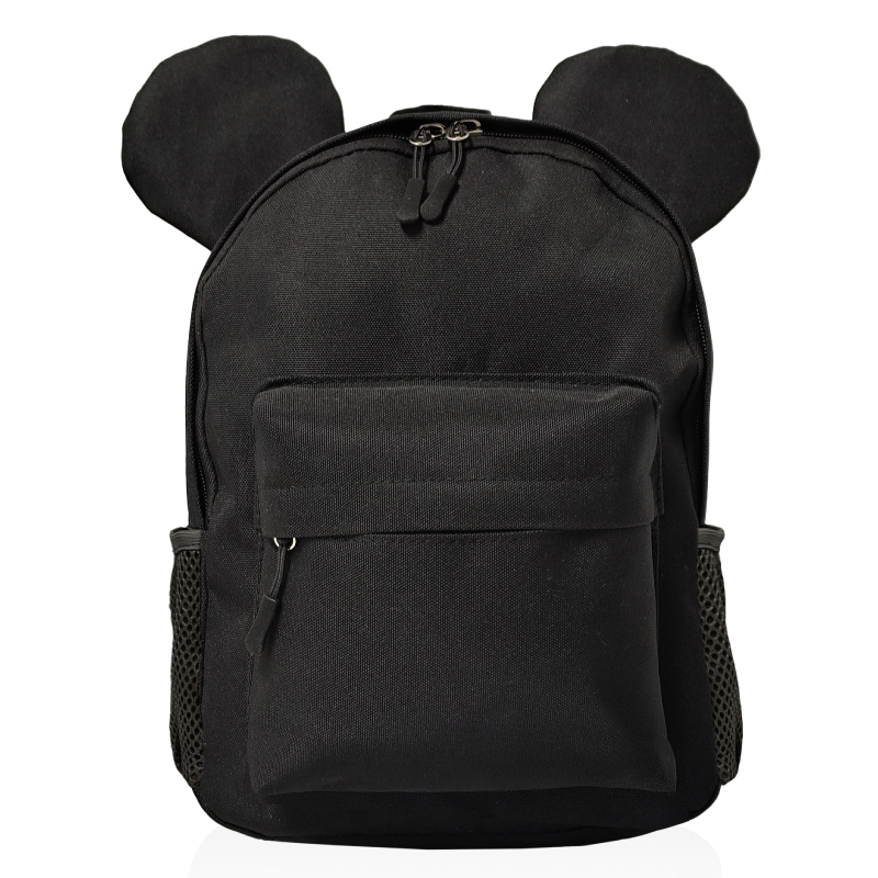 תיק גב ממותג עם אוזניים בצבע ורוד – מתנה ממותגת איכותית